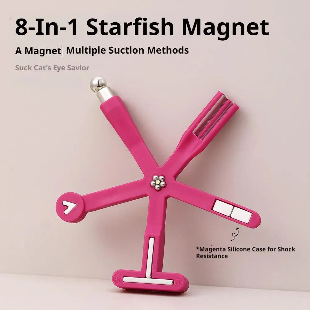 8-in-1 Cat Eye Nail Magnet Tool | Starfish Manicure Stick
