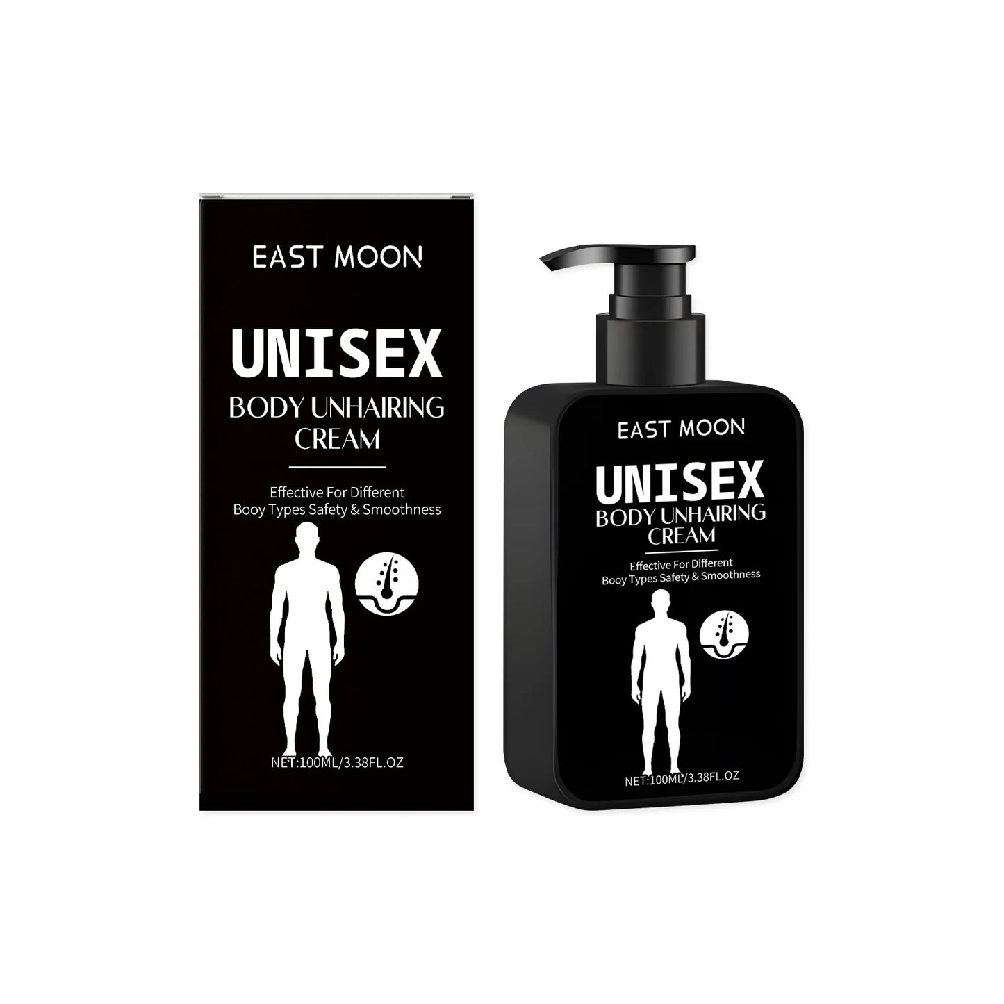 East Moon Painless Body Hair Removal Cream & Growth Inhibitor