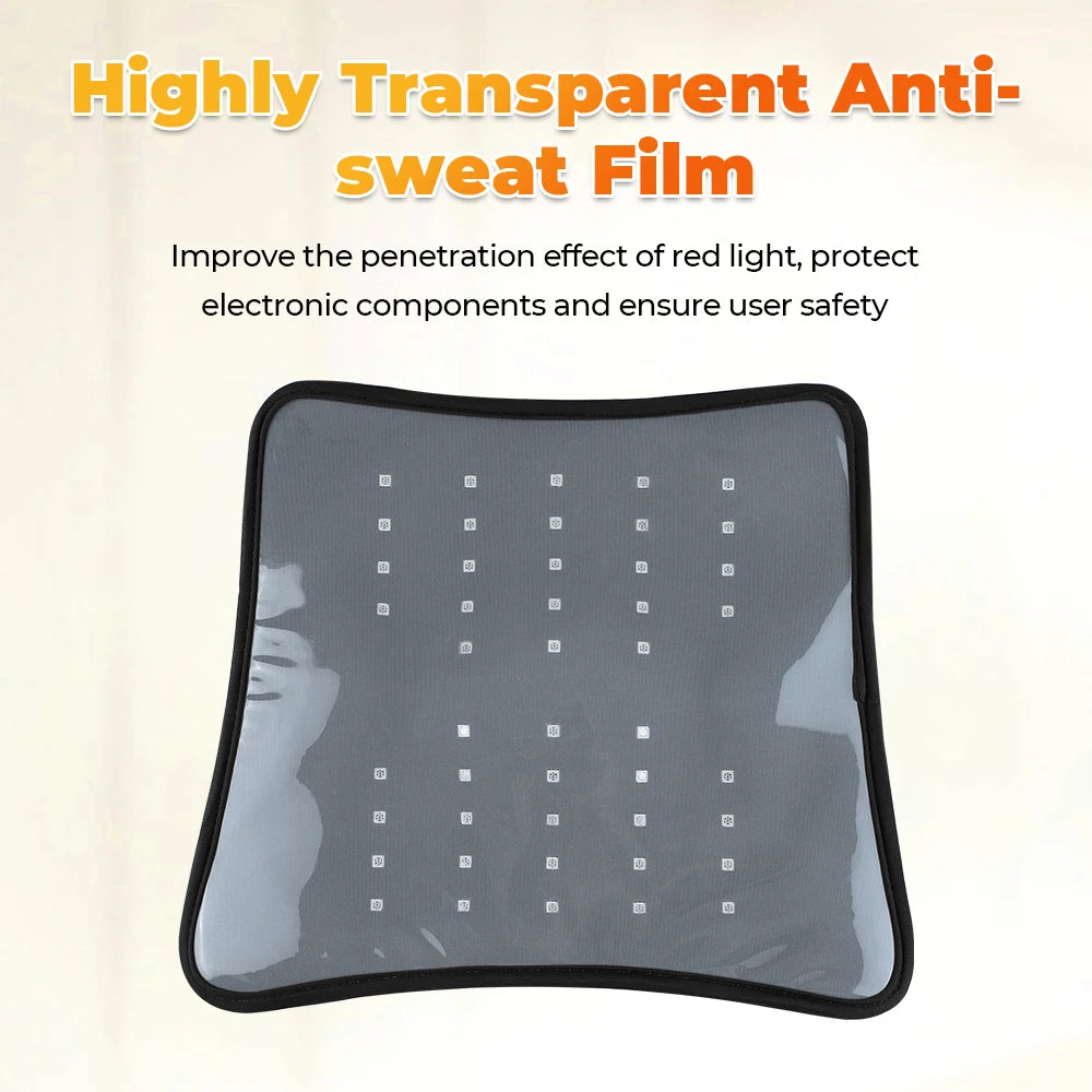 Cordless Vibration Waist Massager 660nm 850nm Infrared Light LED Pad Electric Back Shoulder Strap Muscle Relax Knee Brace Belt Peaceful Pleasures Health and Wellness