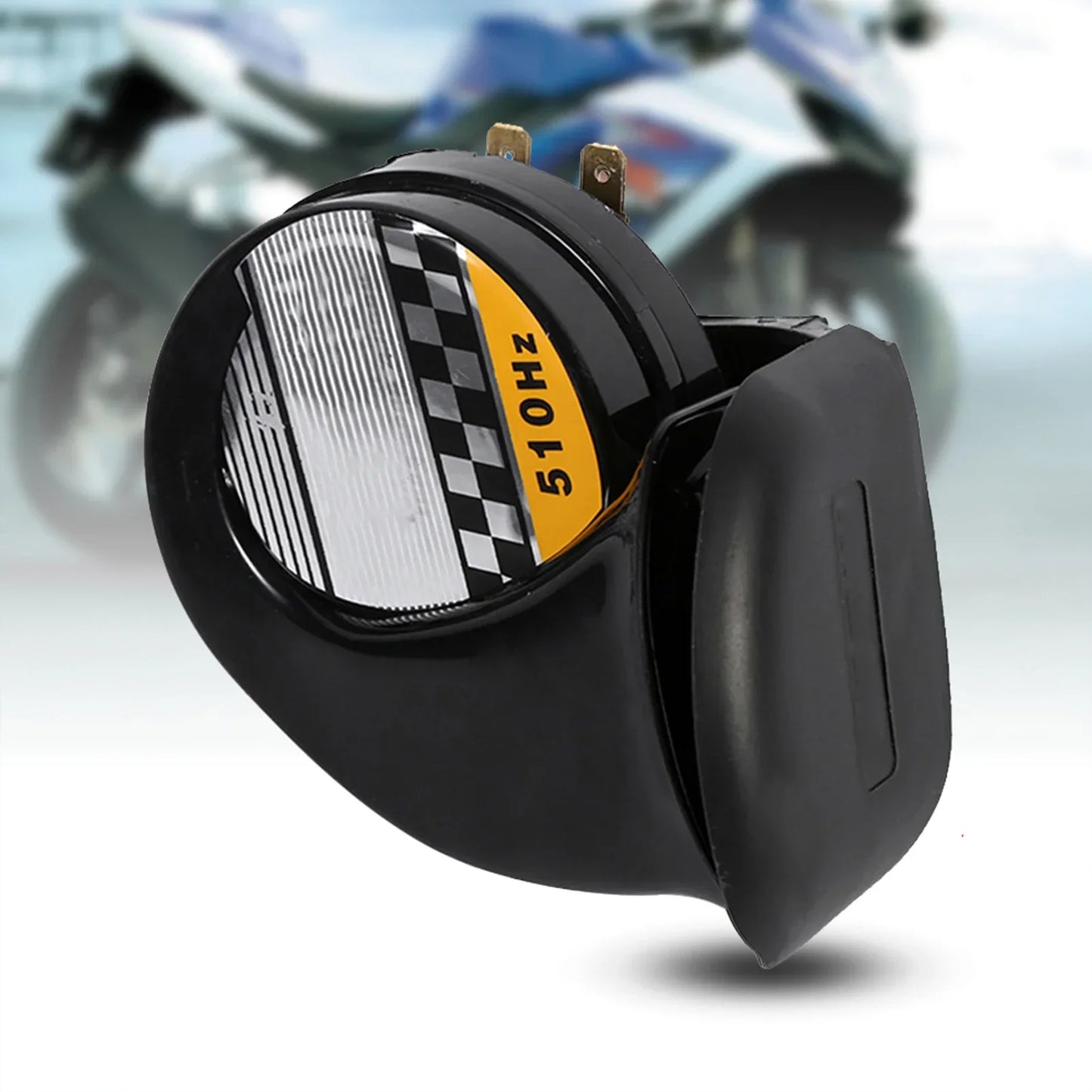 Snail Air Horn Motorcycle Speaker Mini Loud Electronic Voice 12V 510HZ