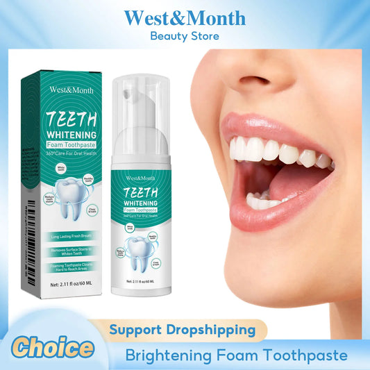 Whitening Foam Toothpaste Mousse – Plaque & Stain Removal Whitening Foam Toothpaste Oasis Select