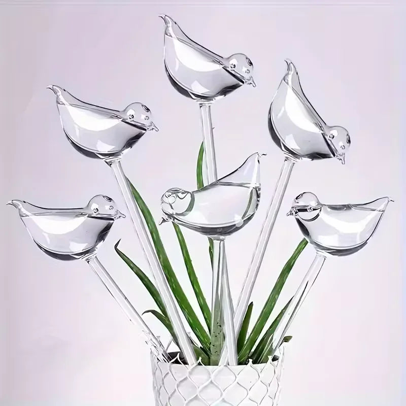 5 Packs Bird-Shaped Self-Watering Globes Perfect For Automatic Flower Watering And Home Garden Tools Drip Water Seepage Device Peaceful Pleasures Health and Wellness