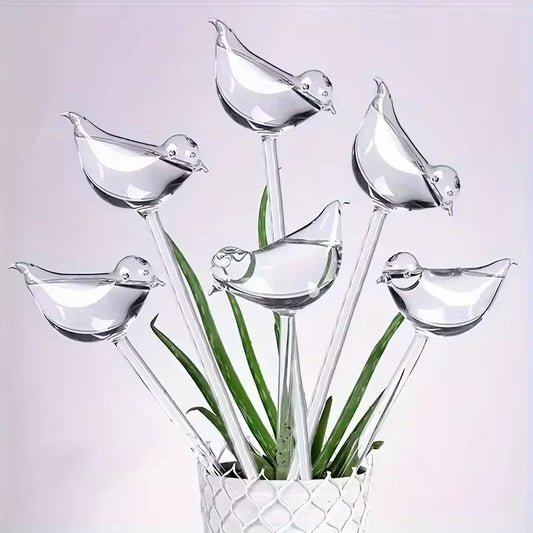 5 Packs Bird-Shaped Self-Watering Globes Perfect For Automatic Flower Watering And Home Garden Tools Drip Water Seepage Device Peaceful Pleasures Health and Wellness