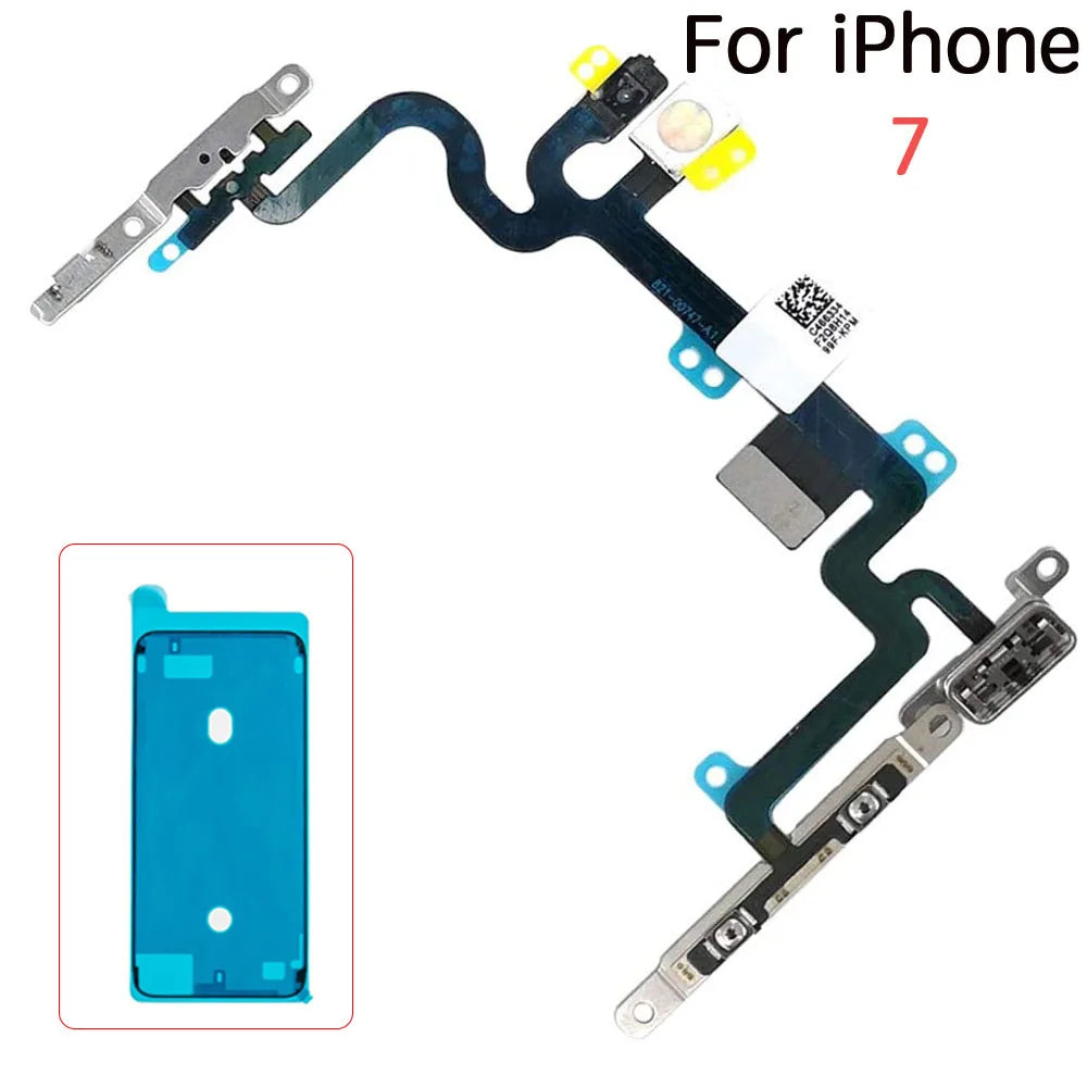 Power Volume Button Flex Cable – iPhone 7, 7 Plus, 8 & 8 Plus