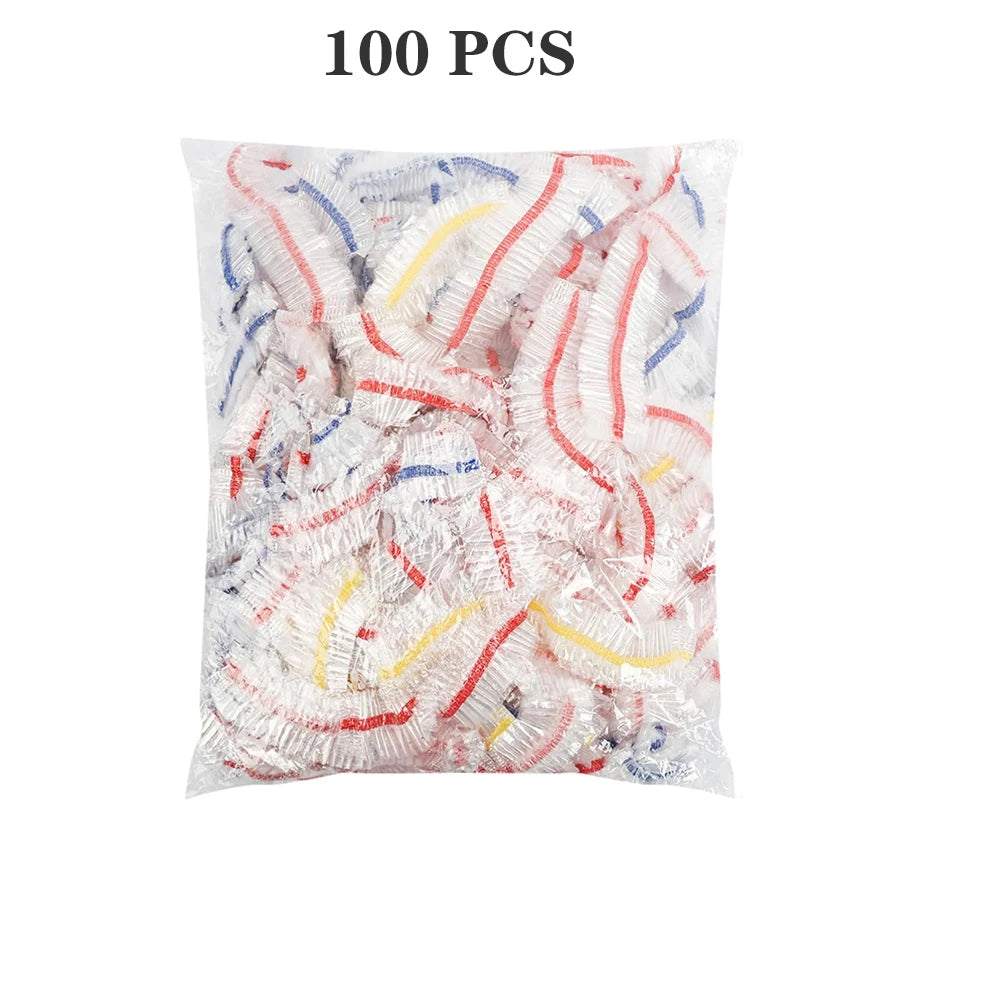 Elastic Stretch Bowl Covers & Food Covers – Reusable Plastic Wrap for Dishes (100, 200 or 300 Pack)