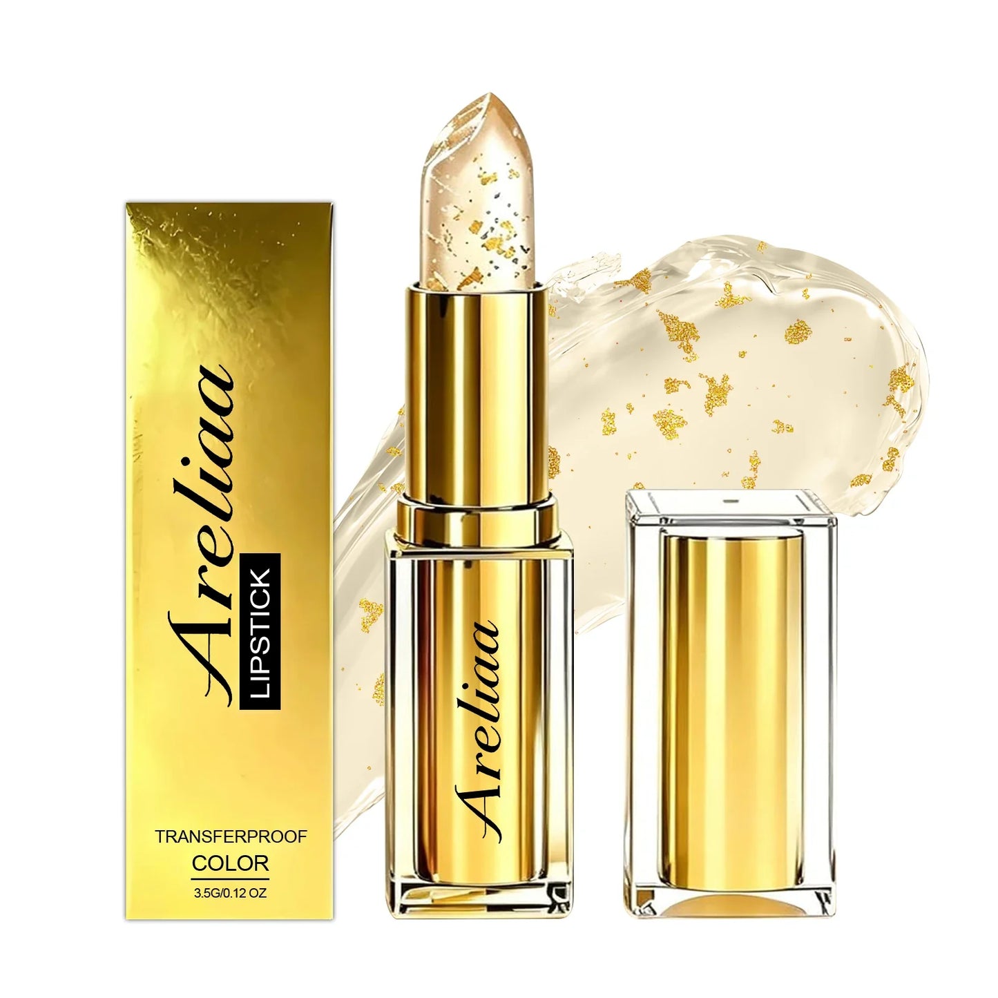 Gold Foil pH Color Changing Lip Gloss & Moisturizing Lip Balm