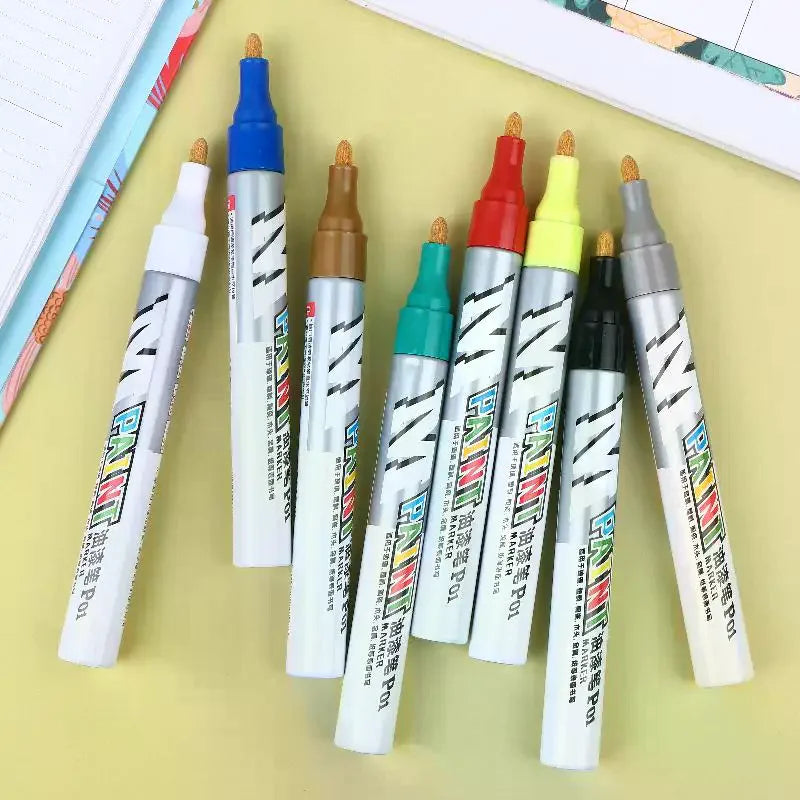 Waterproof Paint Marker Pen – Multi-Surface Touch-Up & Tyre