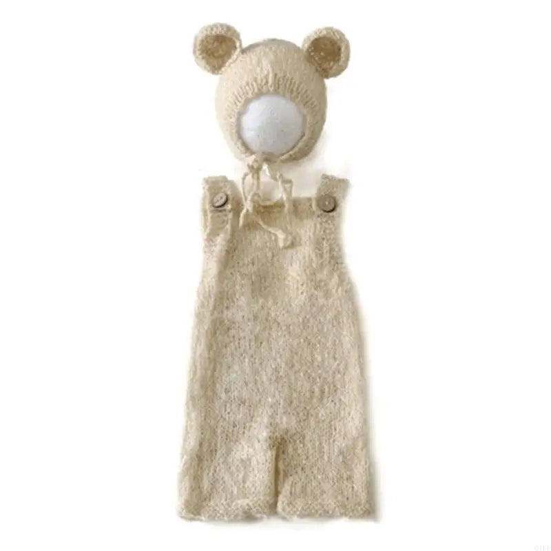 Newborn Photography Props | Mohair Baby Outfit Set 0–1 Month