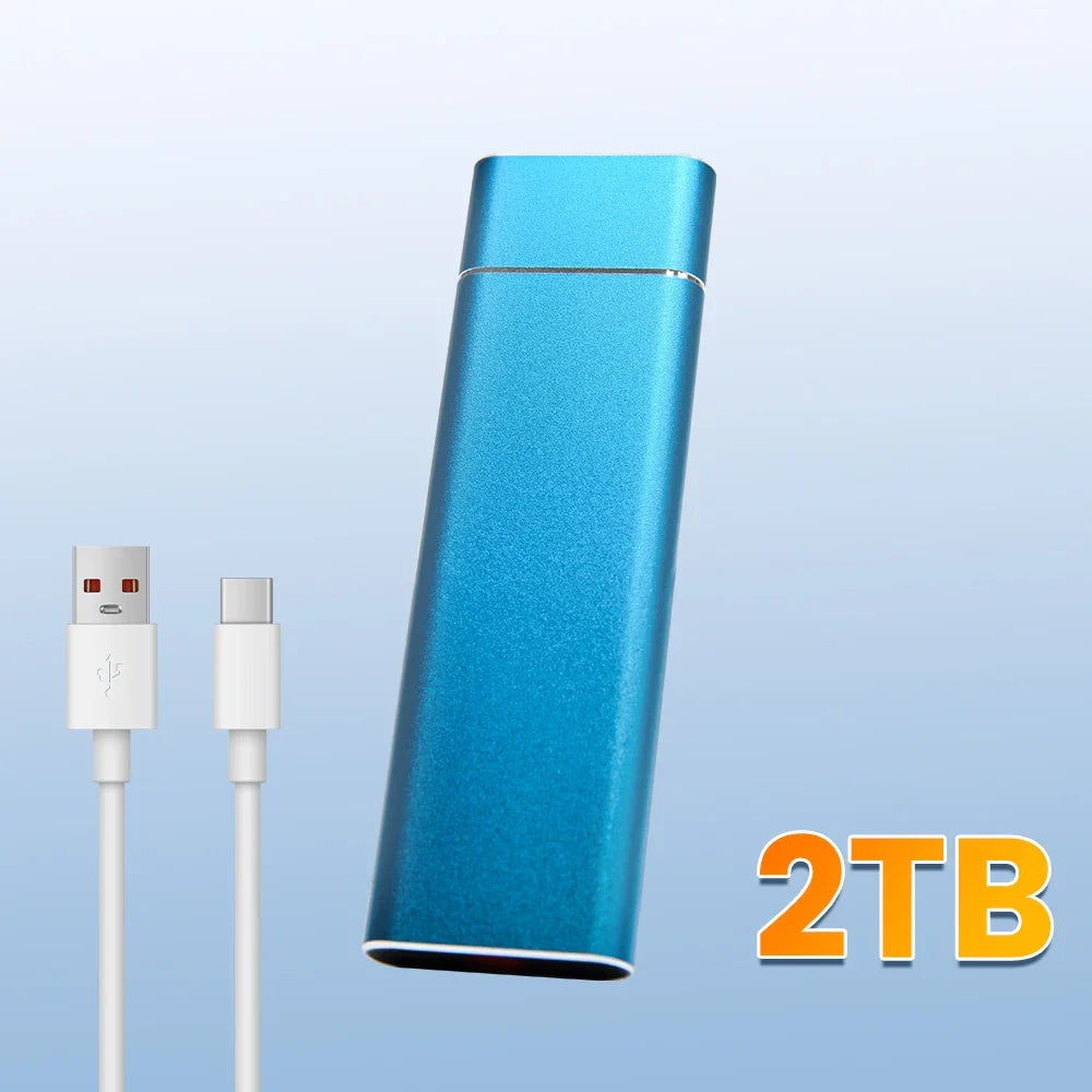 EOENKK 2TB Portable SSD USB 3.1 Type-C External Drive