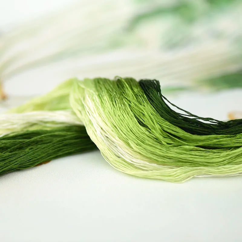 100% Silk Embroidery Thread Set – DIY Floral Hand Embroidery