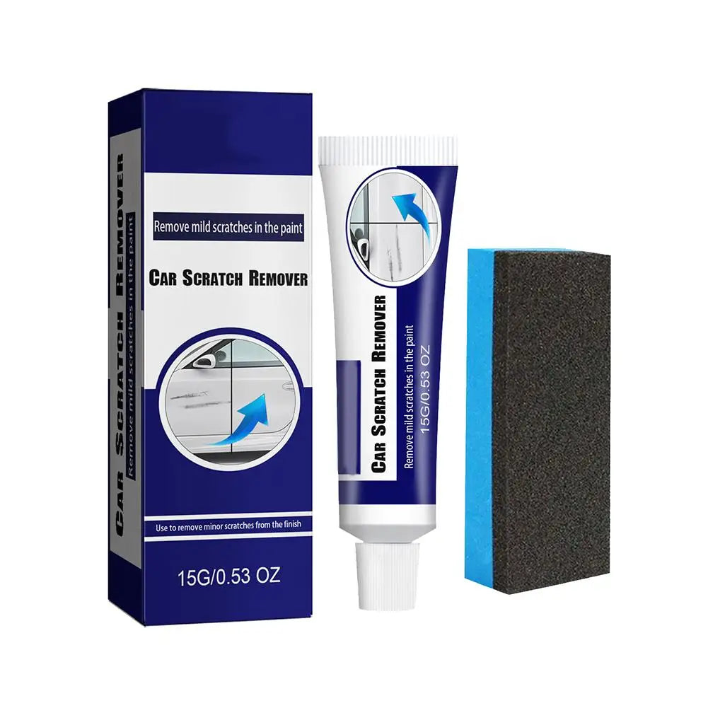 Car Scratch Remover Paint Care Tools Auto Swirl Remover Scratches Repair Polishing Auto Body Grinding Compound Anti Scratch Wax Peaceful Pleasures Health and Wellness 1 set