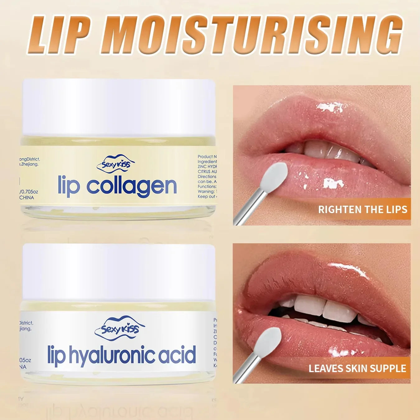 Hyaluronic Acid & Collagen Sleep Lip Mask 20g | Day & Night