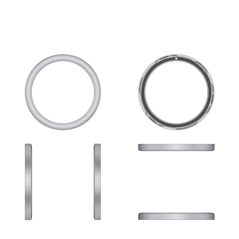 Bezel For Nothing CMF Watch Pro 2 Smartwatch Metal Case Bezel Case Solid Color Replacement Hard Case 5 COLORS Are Available Peaceful Pleasures Health and Wellness GRAY
