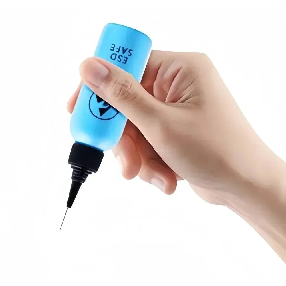 Anti-Static Dispensing Bottle with Needle – PCB Repair Tool