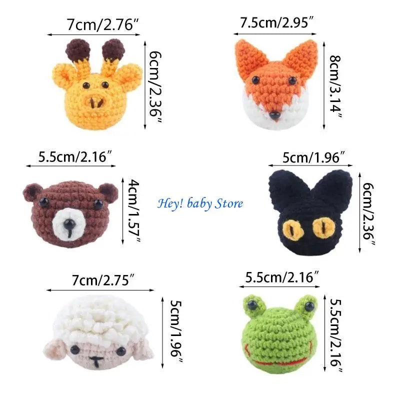 Handmade Crochet Animal Pacifier Chain Bead – DIY Baby Clip Baby Pacifier Accessory Peaceful Pleasures Health and Wellness