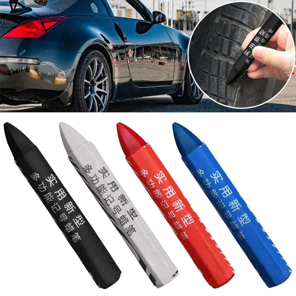 Portable Tire Marking Crayon - Lightweight and Waterproof Peaceful Pleasures Health and Wellness