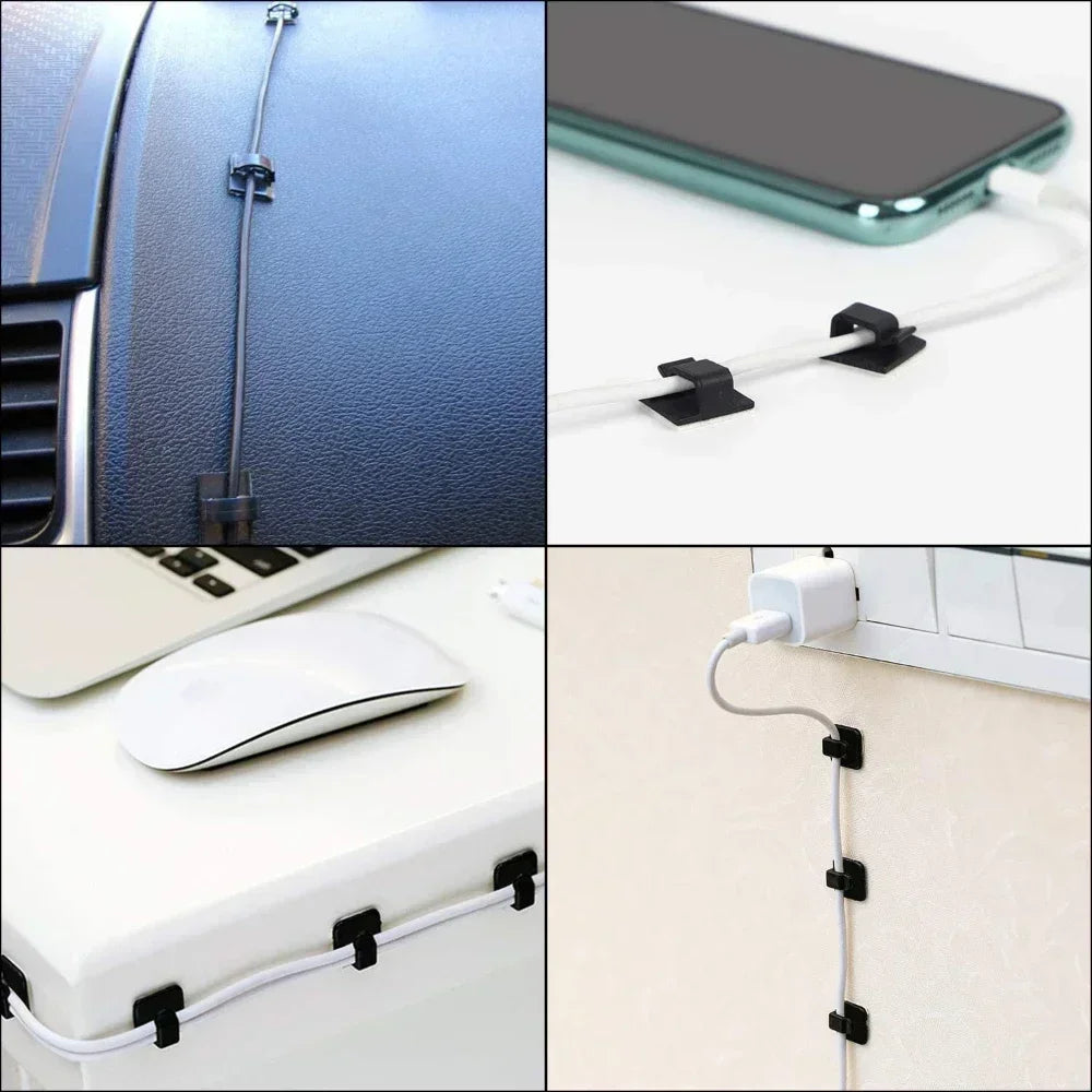 WINDER Cable Clearance Attache Guiding Line Wire Arrangement Clips Cord Holder Protector Electrician Pushing Tape Home 10/50PCS Peaceful Pleasures Health and Wellness