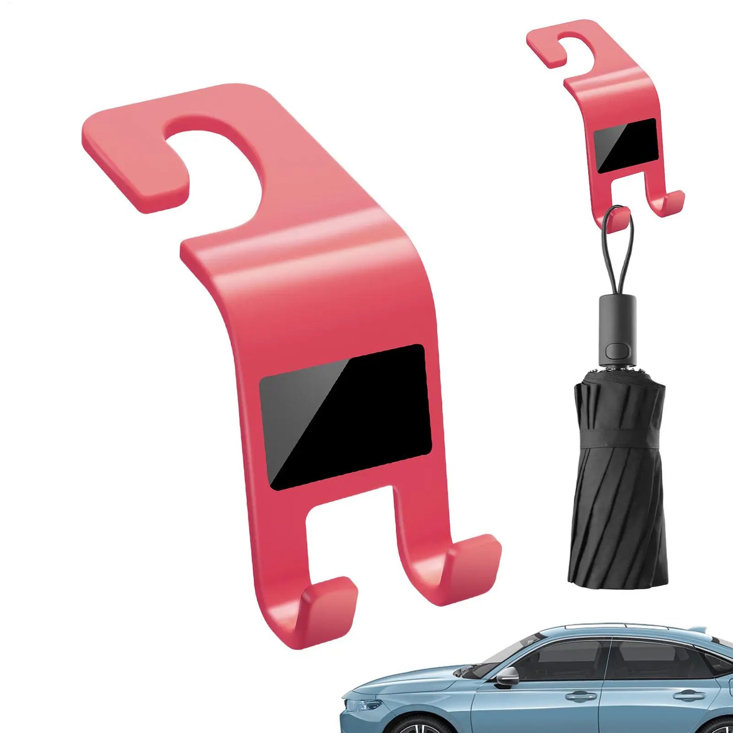 Universal Car Headrest Hook – Seat Back Bag Hanger Organizer