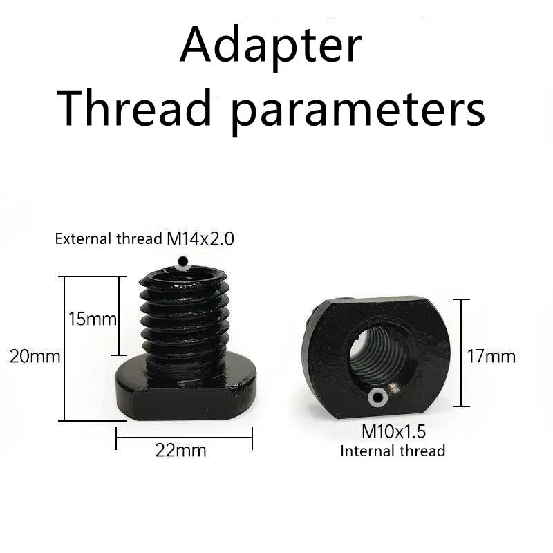 M10 to M14/M16 Angle Grinder Adapter Thread Arbor Connector Grinder Adapter Peaceful Pleasures Health and Wellness
