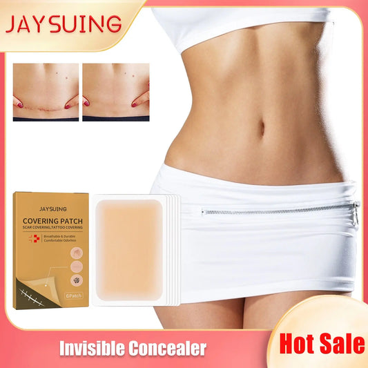 Jaysuing Concealer Patches – Waterproof Tattoo & Scar Cover 6pc Concealer Cover Patch Oasis Select