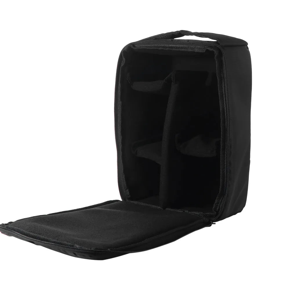 Removable SLR Camera Bag with Handle Detachable Divider Lenses Storage Case Collapsible Foldable Camera Lens Pouch Peaceful Pleasures Health and Wellness