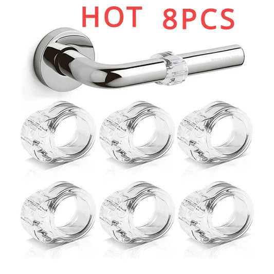 Transparent PVC Door Handle Bumper – Wall & Furniture Guard Door Handle Bumper Peaceful Pleasures Health and Wellness