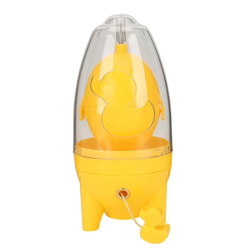 Manual Golden Egg Puller Scrambler Household White Yolk Mixer Kitchen Tool Mix Manual Scrambler Convenient Without Breaking Eggs Peaceful Pleasures Health and Wellness yellow