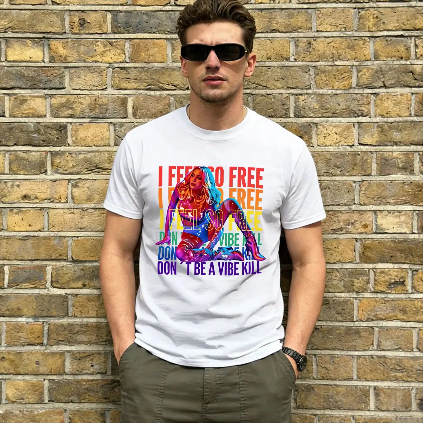 Madonnas Confessions II Album 2026 100% Cotton T-Shirt For Mens Beach Y2K Funny T-Shirts O Neck Harajuku Tees Plus Size Clothes Peaceful Pleasures Health and Wellness