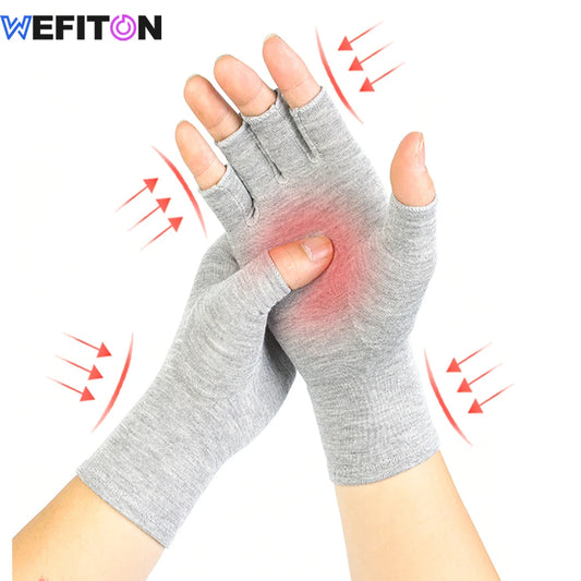 Compression Arthritis Bamboo Gloves – Fingerless Joint Pain Relief Compression Gloves Peaceful Pleasures Health and Wellness