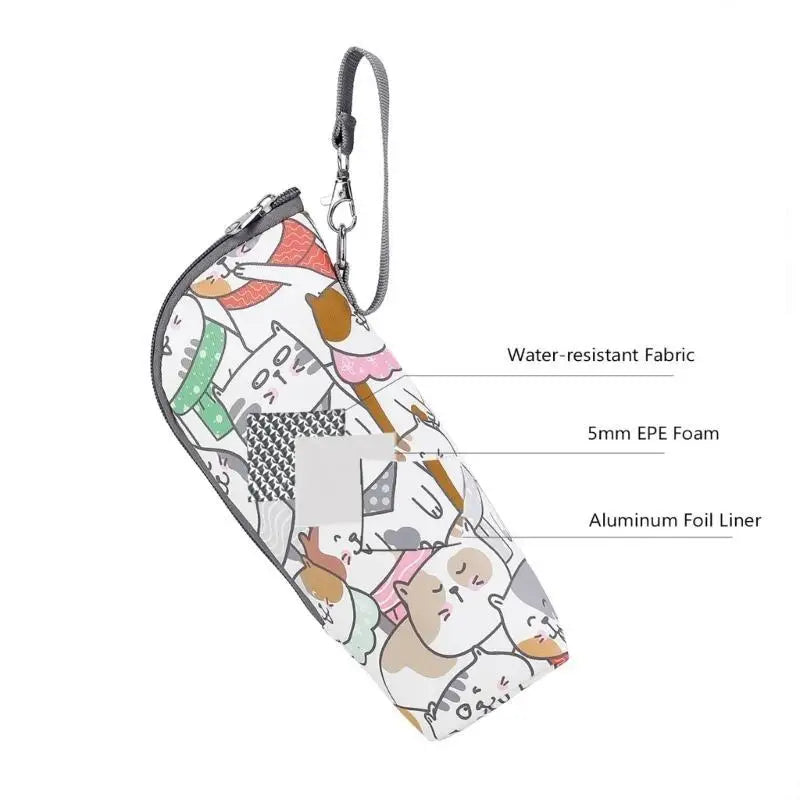 Insulated Baby Bottle Bag | Stroller Organizer & Holder