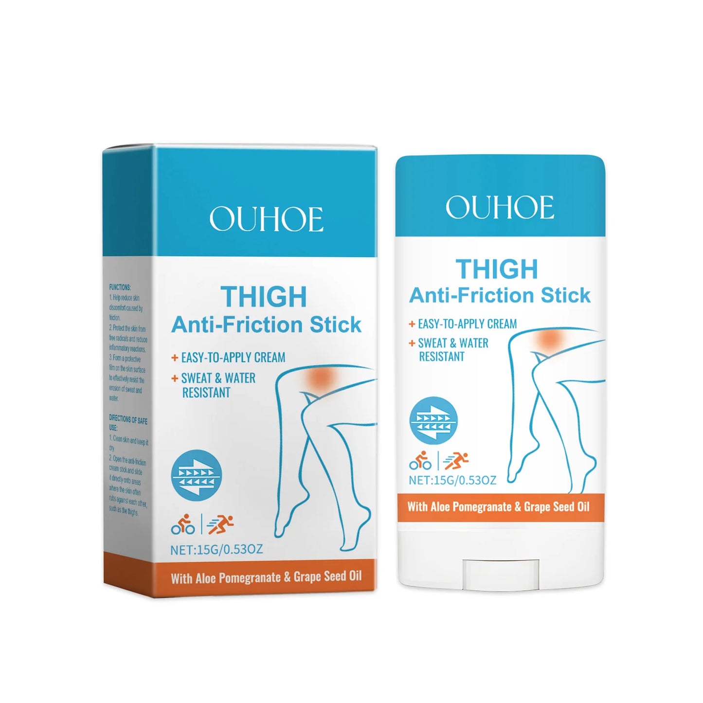 Jaysuing Anti-Chafe Thigh Cream Stick | Running & Cycling
