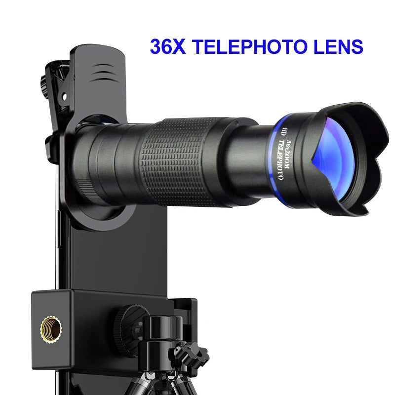 36X Telescope For Mobile Phone Lens For Photography Lens For Cell Phone Camera Zoom Lens For Mobile Microscope For Phone Lenses Peaceful Pleasures Health and Wellness