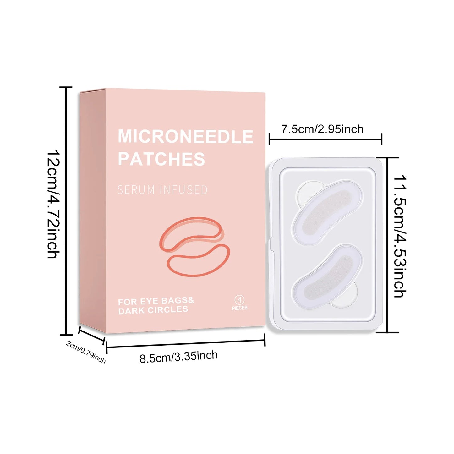 Retinol Microneedle Eye Patches – Dark Circles & Anti-Aging Peaceful Pleasures Health and Wellness