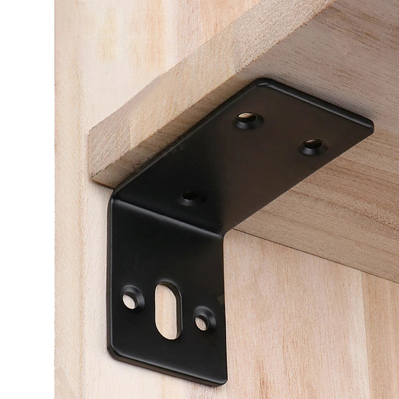 90° L Corner Bracket – Iron Joint Fastener for Furniture & Cabinets