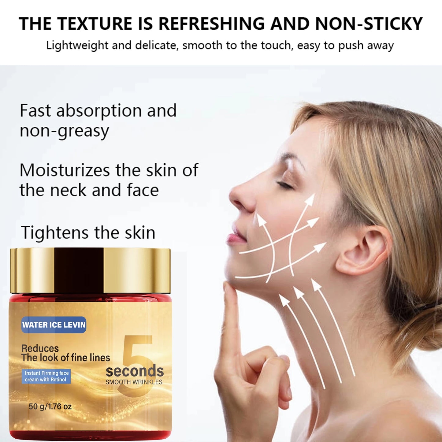 Retinol Collagen Face Cream – Firming & Moisturizing | 50g Retinol Face Cream Peaceful Pleasures Health and Wellness