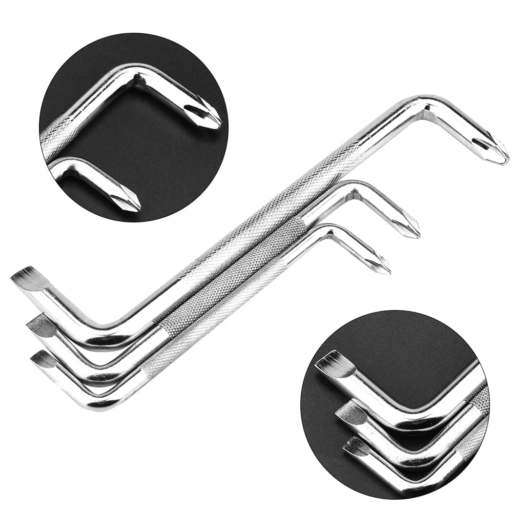 shaped Screwdriver Offset Screwdriver /Set DIY Hardware for Mechanist Supplies Repair Hardware Home Improvement Device Peaceful Pleasures Health and Wellness