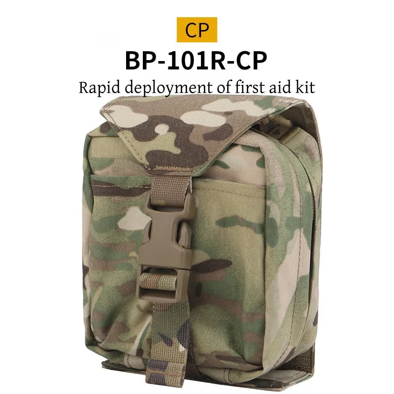Portable first aid kit hiking first aid kit MOLLE system lock type Peaceful Pleasures Health and Wellness BP-101R-CP