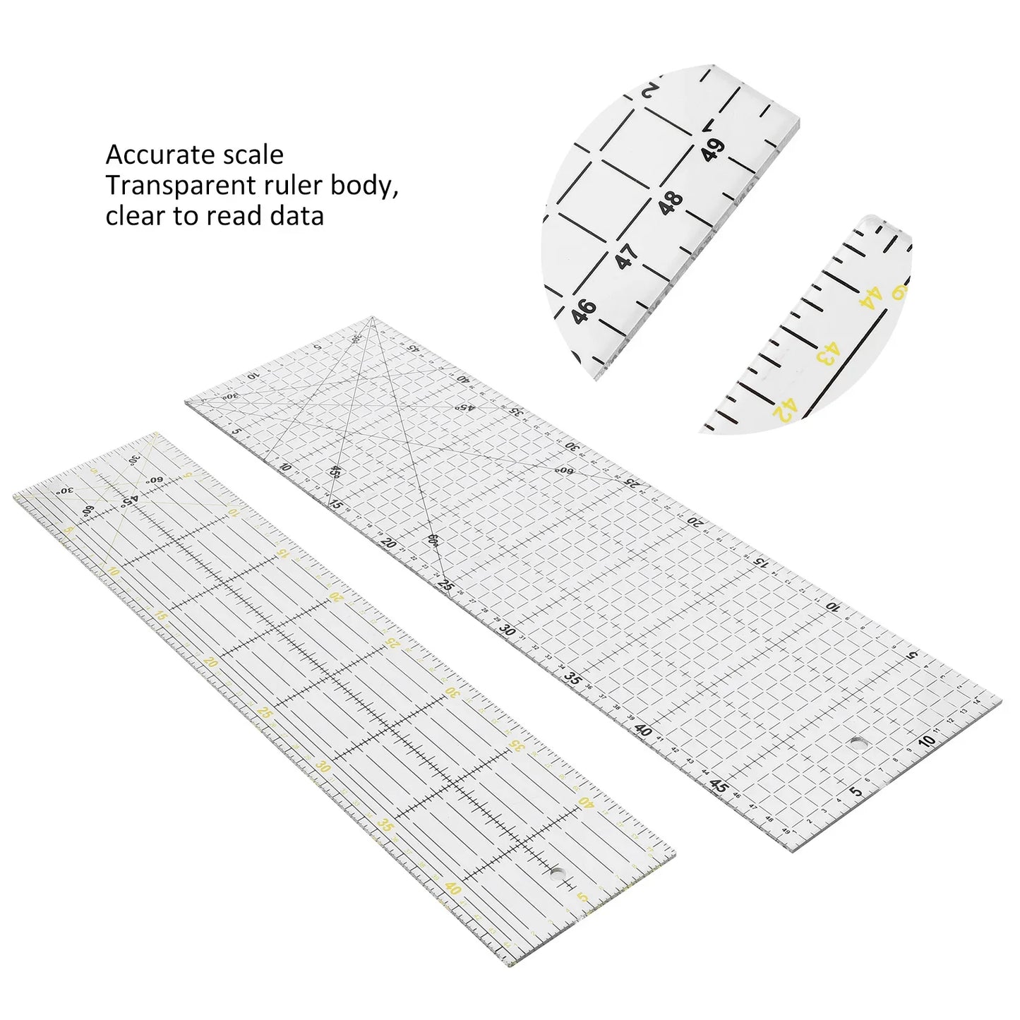 Quilting Ruler Multifunction Sewing Drawing Drafting Crafts Scale