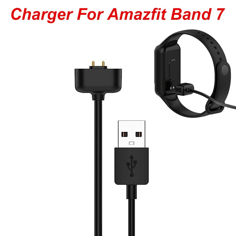 For Amazfit Band 7 Charger USB Charger Smart Watch Charger Replacement Charger 3.3ft Peaceful Pleasures Health and Wellness