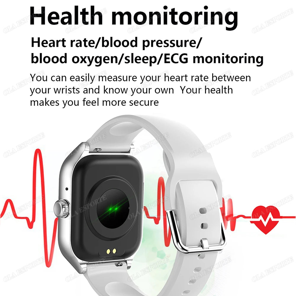 Smart Watch 2.01" Touch Screen Bluetooth Call Fitness Tracker