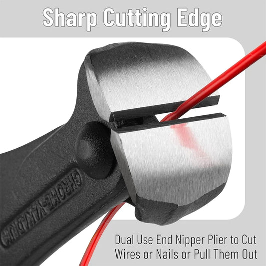 Nail Puller Cutting Pliers Carpenter Pincers Staple Puller End Cutter Wire Steel Fixers Cable Cutting Walnut Pliers Hand Tools Peaceful Pleasures Health and Wellness