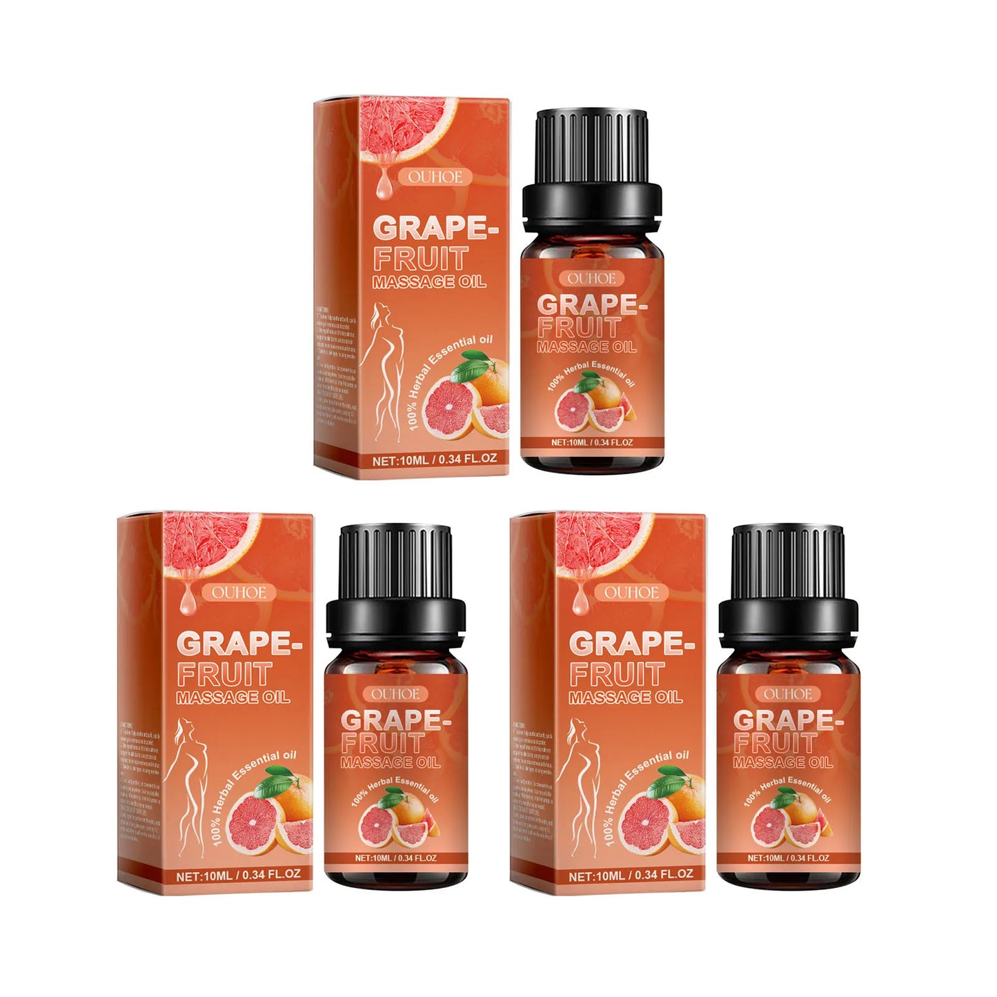 Grapefruit Body Massage Oil – Firming & Moisturizing Skin Oil