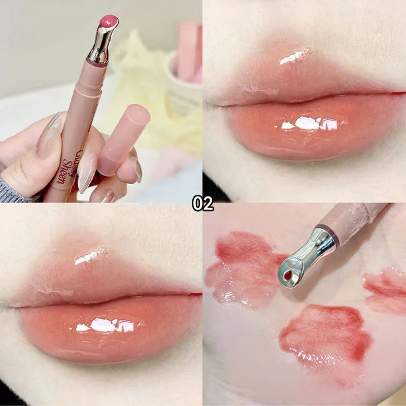 Pinkyfocus Moisturizing Lip Gloss | Non-Sticky Water-Glass Finish