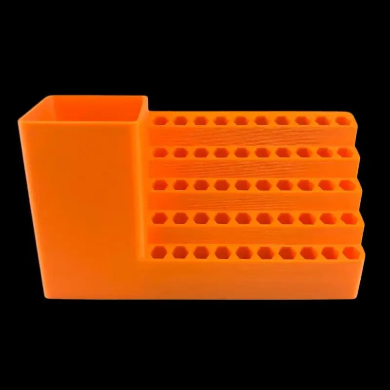 50-Hole Hex Shank Screwdriver Bit Organizer Stand & Storage