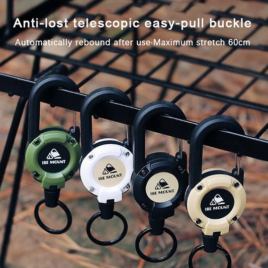 Retractable Key Ring & Badge Reel – Anti-Lost ID Card Holder Retractable Badge Reel Oasis Select