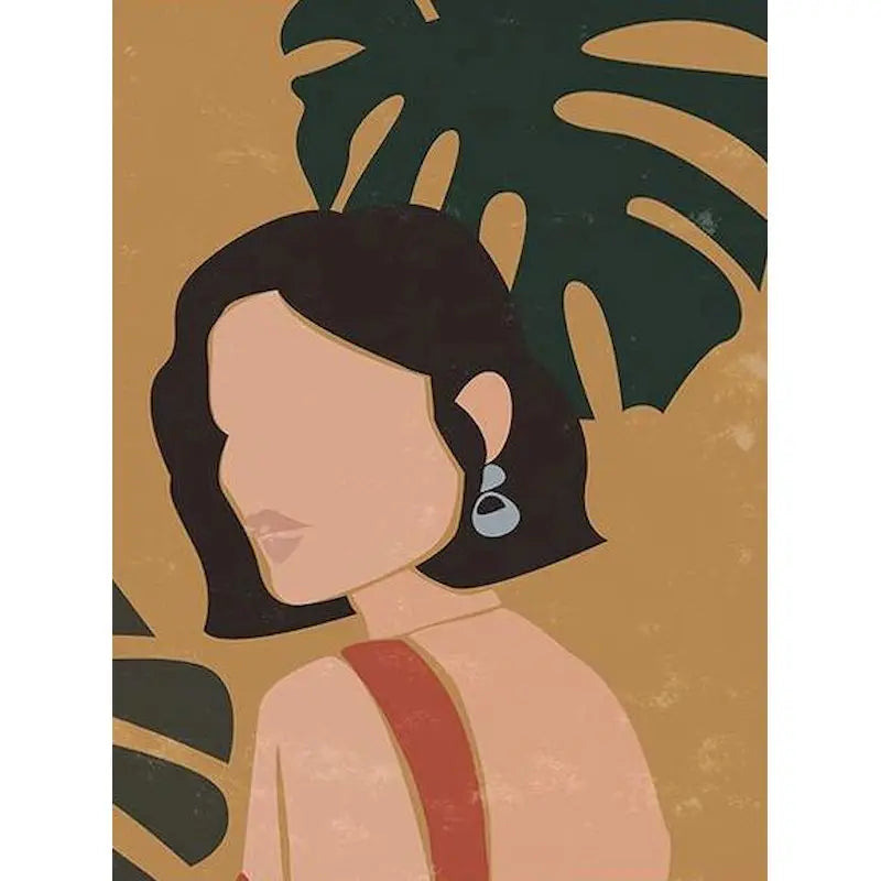 Paint by Numbers Interior Figure Canvas Kit 60x75cm | GATYZTORY