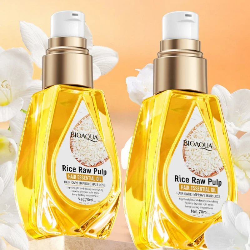 Rice Puree Hair Oil Conditioner – Keratin & Mineral Oils 70ml