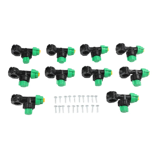 10-Pack Precision Agricultural Spray Nozzles Tractors Fine Atomizing Peaceful Pleasures Health and Wellness Default Title