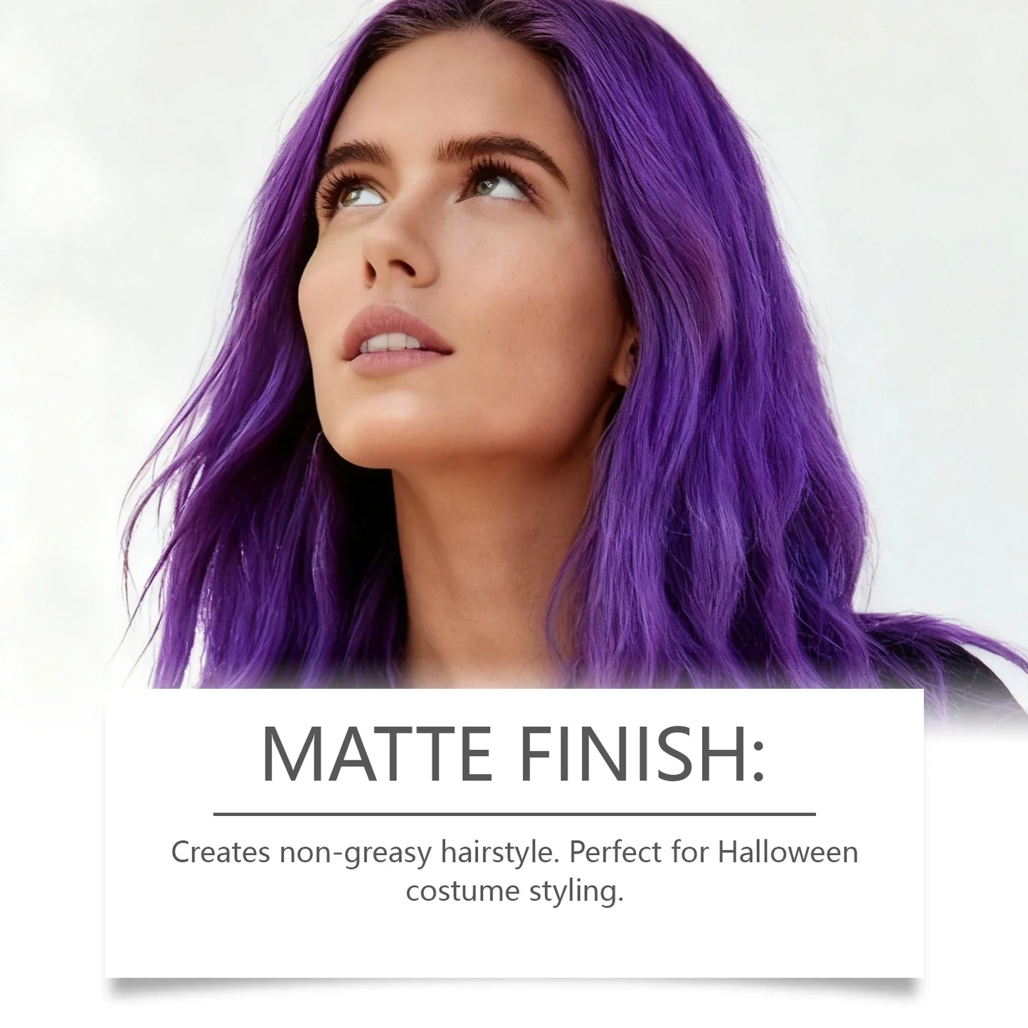 Purple Temporary Hair Color Wax – Wash-Out Dye for Men & Women
