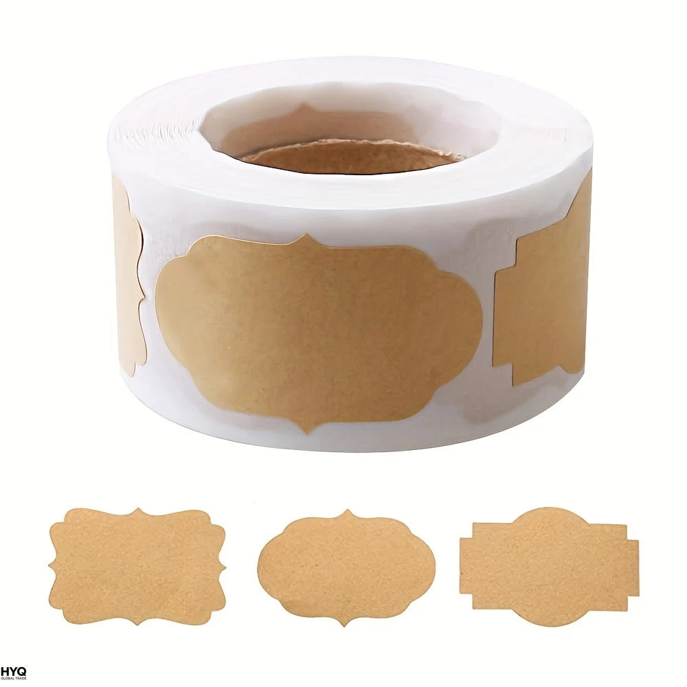 Rolled Labels Self-adhesive Paper Stickers Cosmetics Food Crafts